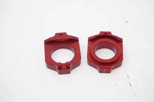 CRF250R CRF450R Works Connection Elite Axle Blocks Red 17-225 Honda CRF M42