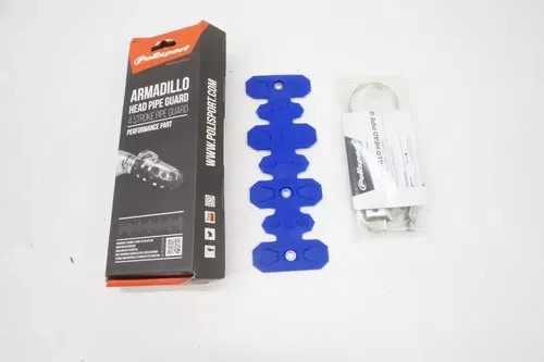 Acerbis Armadillo Head Pipe Guard & Silencer Protection Kit Blue 4-Stroke M11