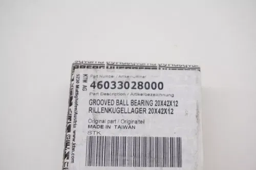 KTM 85 SX Output Shaft Bearing OEM Grooved Ball Bearing 46033028000 03-24 M31