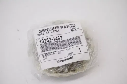 KX250F Transmission Gear, Output 4th, 21T OEM 13262-1467 Kawasaki KX 21-24 M34