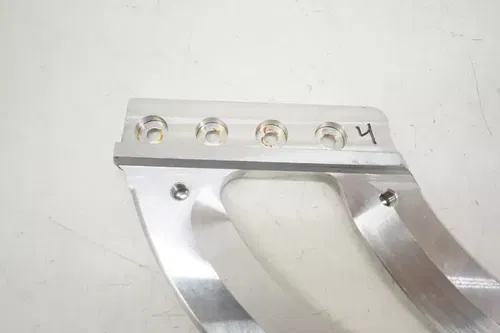 Zip-Ty Racing Replacement Rear Rotor Guard Shark Fin Aluminum Motocross #4 M21