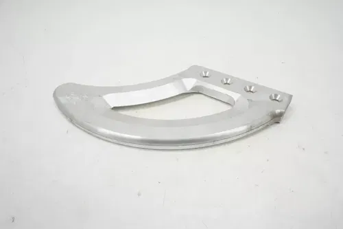 Zip-Ty Racing Replacement Rear Rotor Guard Shark Fin Aluminum Motocross #4 M21