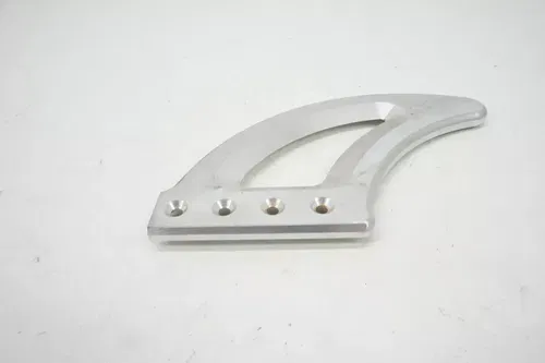Zip-Ty Racing Replacement Rear Rotor Guard Shark Fin Aluminum Motocross #4 M21