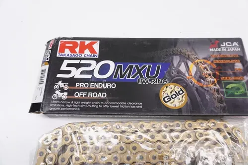 RK 520 MXU GB Sealed UW-Ring Chain 120 Links Gold GB520MXU-120 K3