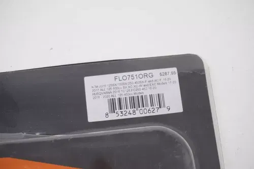 KTM Flo Motorsports Radiator Braces Orange FC EX EC SX SXF 125-450 16-22 K3
