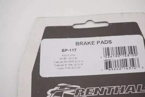 KTM 85 SX Renthal RC-1 Works Brake Pads BP-117 Pad Set Husqvarna GasGas M30