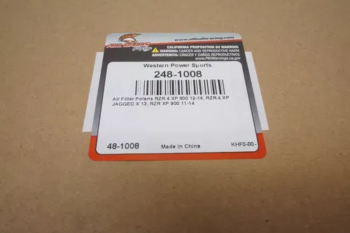 Polaris RZR All Balls O.E.M. Replacement Air Filter 48-1008