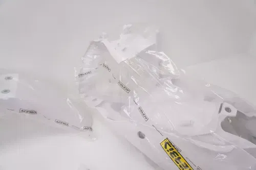 KTM 125-450 SX SXF Acerbis Plastic Kit Fenders Shrouds Air Box White 13-15