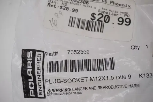 Polaris General Ranger RZR Socket Plug 12mm x 1.5mm OEM Drain Screw 7052306 H2