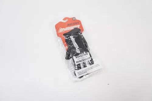 Answer Men's Ascent Gloves Black/White Adult Small 447010 M26