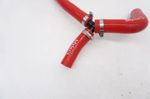 2003 CRF450R Mylers Radiator Hoses Red Cooling Pipes Hose Clamps Honda CRF #2