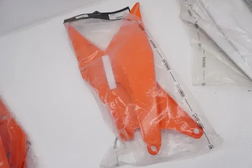 KTM Acerbis Plastics Fenders Side Panels Orange White SX SX-F 125-450 19-22