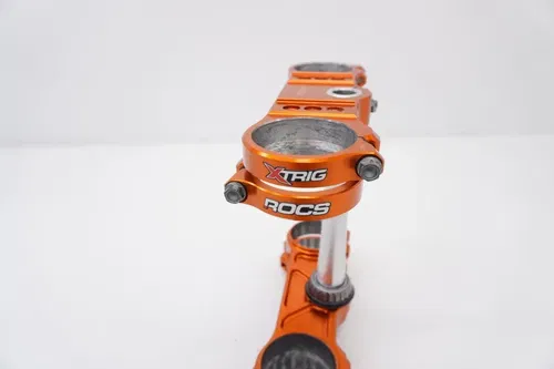 KTM WP Cone Valve Xtrig ROCS Triple Clamps 22mm Offset Orange 125-450 16-22 M46