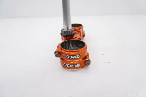 KTM WP Cone Valve Xtrig ROCS Triple Clamps 22mm Offset Orange 125-450 16-22 M46
