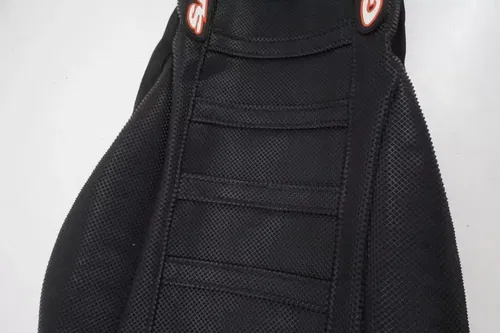 KTM Guts Racing RJ Wing Seat Cover Black Ribbed XCF XC SXF 125-450 23-2024 #2 A3
