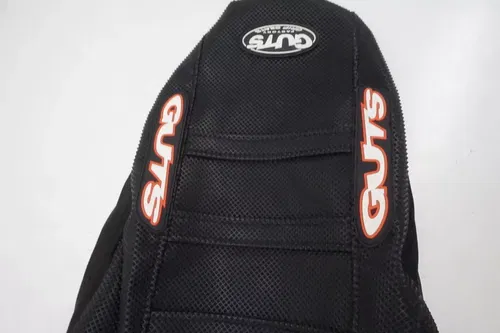 KTM Guts Racing RJ Wing Seat Cover Black Ribbed XCF XC SXF 125-450 23-2024 #2 A3