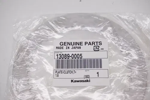 KX250F Clutch Plate T=1.6 OEM 13089-0005 Kawasaki KX250F KX 250F 2008-2025 M34