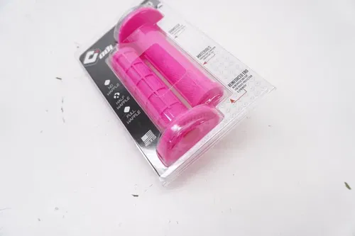 ODI MX Single-Ply Half Waffle Grips Pink H01RFP K5
