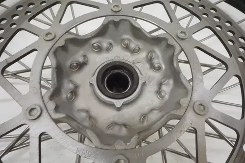 2002 RM125 Complete Front Wheel OEM Excel Rim Hub Rotor Suzuki RM125 RM250 01-08