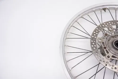 2002 YZ125 Front Wheel OEM Silver Rim Hub Rotor  Yamaha YZ250 YZ250F YZ #3