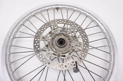 2002 YZ125 Front Wheel OEM Silver Rim Hub Rotor  Yamaha YZ250 YZ250F YZ #3