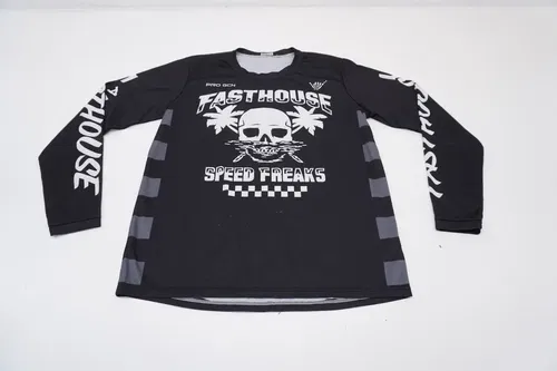 Fasthouse Grindhouse Subside Jersey Mens Size Large Black