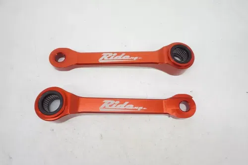 2021 CRF450RWE Ride Engineering Linkage Lowering Arms Aluminum Red Honda CRF