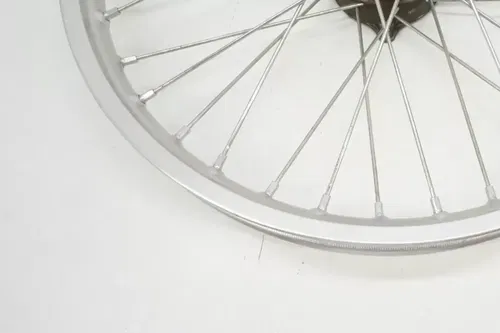 KLX450R Complete Front Wheel OEM Silver Rim Brown Hub Kawasaki KLX 450R 09-2018