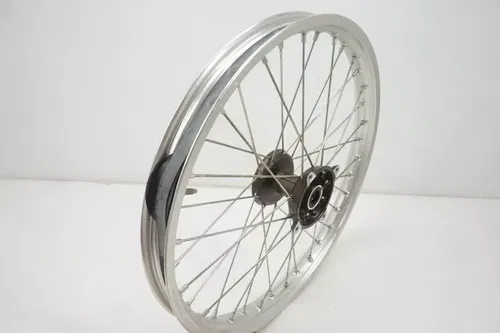 KLX450R Complete Front Wheel OEM Silver Rim Brown Hub Kawasaki KLX 450R 09-2018
