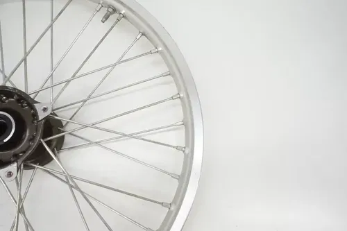 KLX450R Complete Front Wheel OEM Silver Rim Brown Hub Kawasaki KLX 450R 09-2018