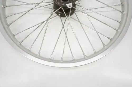 KLX450R Complete Front Wheel OEM Silver Rim Brown Hub Kawasaki KLX 450R 09-2018