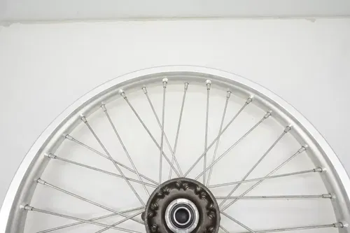 KLX450R Complete Front Wheel OEM Silver Rim Brown Hub Kawasaki KLX 450R 09-2018