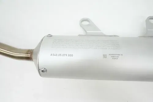 2022 MC125 GasGas Exhaust Muffler Silencer Pipe OEM 54005079000 KTM 125 MC SX #3