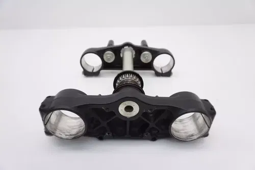 2009 KX250F Triple Clamps OEM Triple Tree Black 7/8 Bar Mounts Kawasaki KX 250F