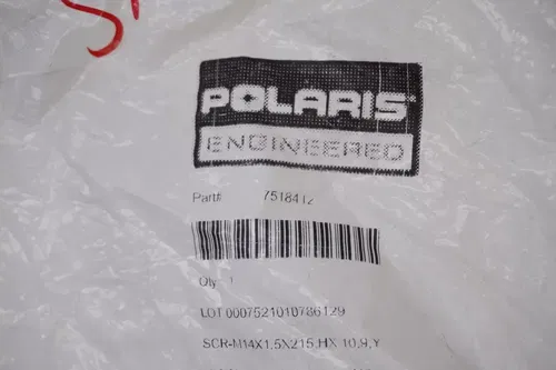 Polaris Bolt M14 Thread X1.5 Pitch X 215 mm Long 10.9 Grade 7518412 H2