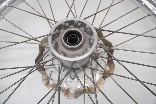 2013 RMZ250 Complete Front Wheel Silver Excel Rim Hub Rotor Suzuki RMZ 250 450
