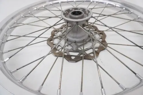 2013 RMZ250 Complete Front Wheel Silver Excel Rim Hub Rotor Suzuki RMZ 250 450