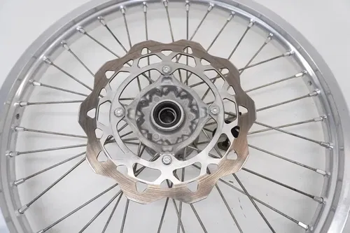 2013 RMZ250 Complete Front Wheel Silver Excel Rim Hub Rotor Suzuki RMZ 250 450