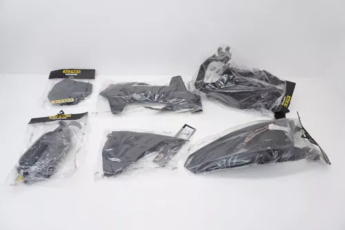 KTM 125-450 SX SXF Acerbis Plastic Kit Fenders Shrouds Air Box Black 13-15