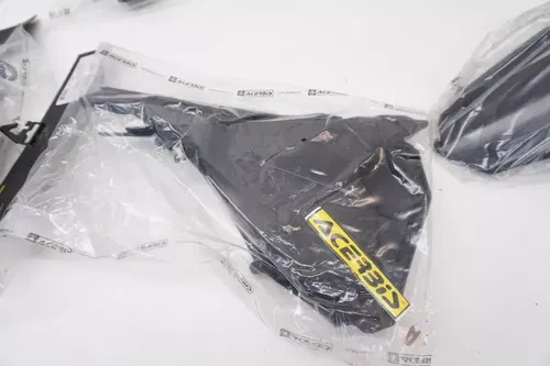KTM 125-450 SX SXF Acerbis Plastic Kit Fenders Shrouds Air Box Black 13-15