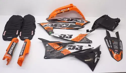 2024 KTM 250 SX-F Plastic Kit AEO Plastics Shrouds Side Panels Fenders SXF SX #1
