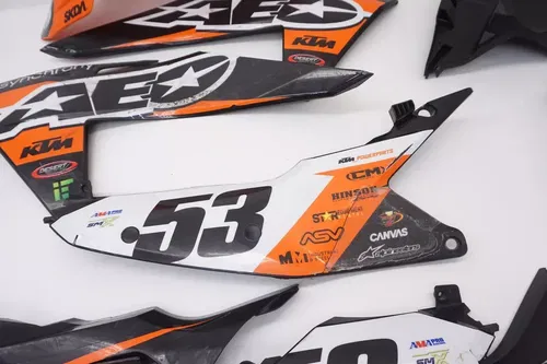2024 KTM 250 SX-F Plastic Kit AEO Plastics Shrouds Side Panels Fenders SXF SX #1