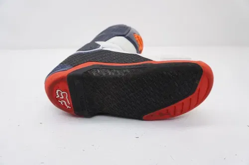 Fox Racing Instinct Motocross MX Boots Mens Size 8 White/Orange/Navy