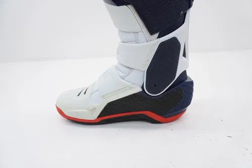 Fox Racing Instinct Motocross MX Boots Mens Size 8 White/Orange/Navy