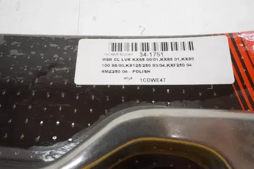 Kawasaki MSR Clutch Lever Polished Aluminum Silver 34-1751 1CDWE47 KX 65-250 M14