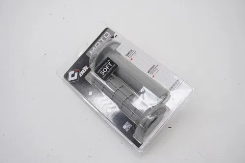 ODI MX Single-Ply Half Waffle Grips Gray H01RFG K4