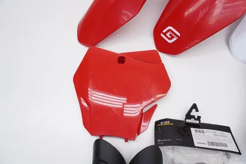 Gas Gas 125-450 Acerbis Plastics Fenders Shrouds Fork Guards Red Black 21-23 #3