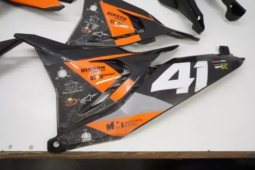 2023 KTM 250 SX-F Plastic Kit AEO Plastics Shrouds Side Panels Fenders SXF SX