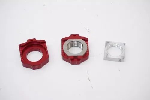 KTM Works Connection Elite Rear Axle Blocks Red Husqvarna GasGas 16-22 #7 M42