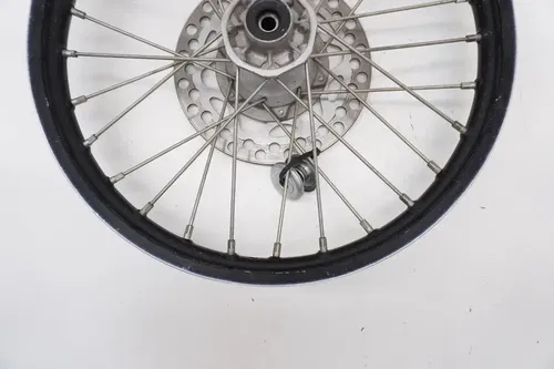 2011 KX85 Complete Front Wheel OEM black Rim Hub Rotor Kawasaki KX 85 2010-2025